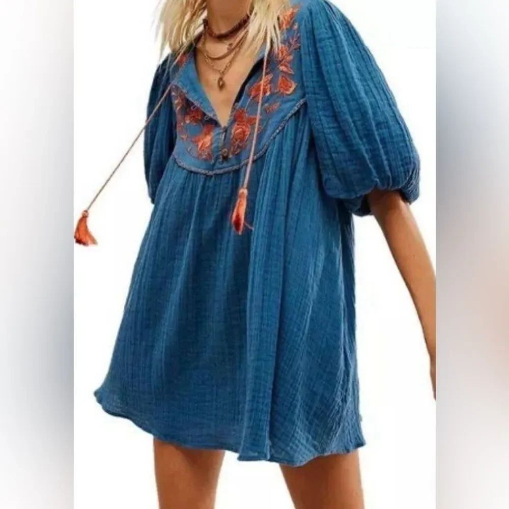 Free People Rosa Linda Embroidered Mini Dress
Size Small - Picture 2 of 6